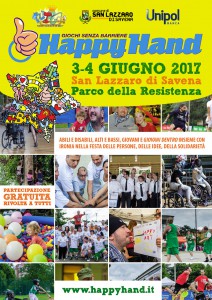 manifesto happyhand 2017 san lazzaro di savena