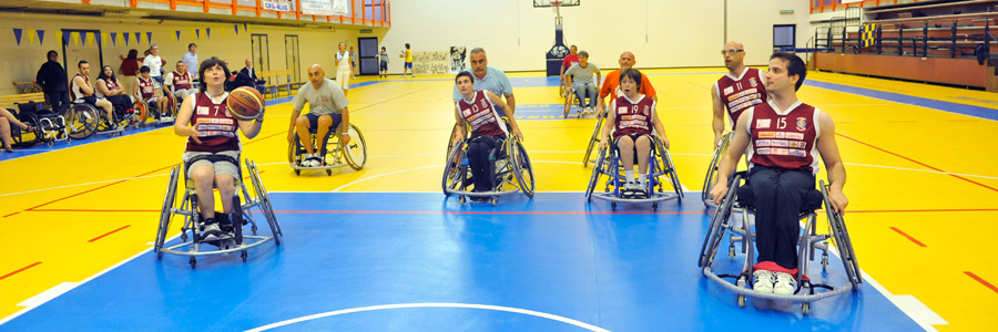 Basket in carrozzina